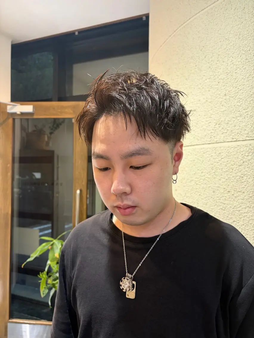 メンズ ボブ&寒色🎐ᩚ 短髪 COCOROのヘアスタイル