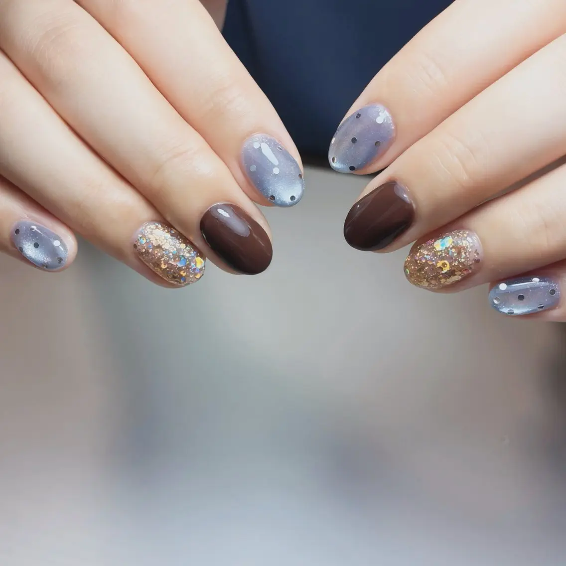 ネイル フットネイル 氷ネイル・うるうるネイル マグネットネイル ニュアンスネイル シンプルネイル ハンドネイル nail salon anoneのネイルデザイン