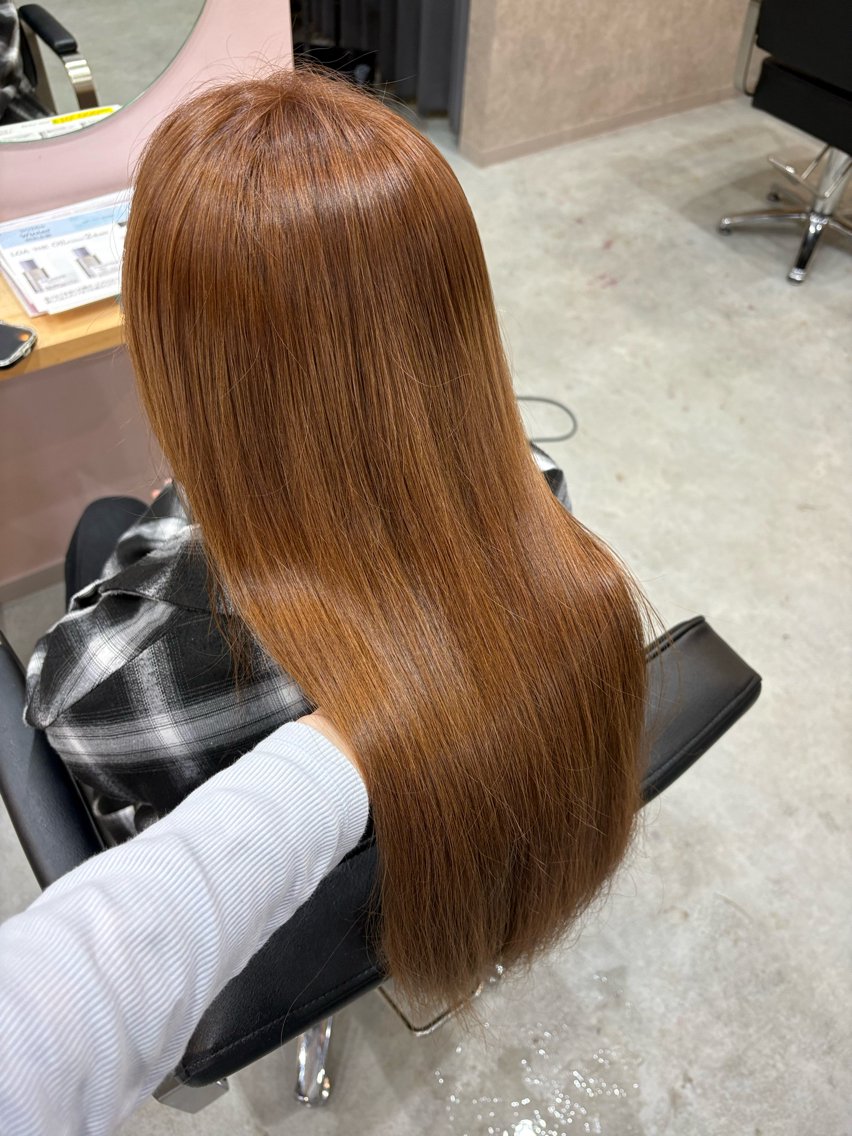ロング カラー ヘアカラー トリートメント 🩰透明感カラー/ ストレート🩰のヘアスタイル