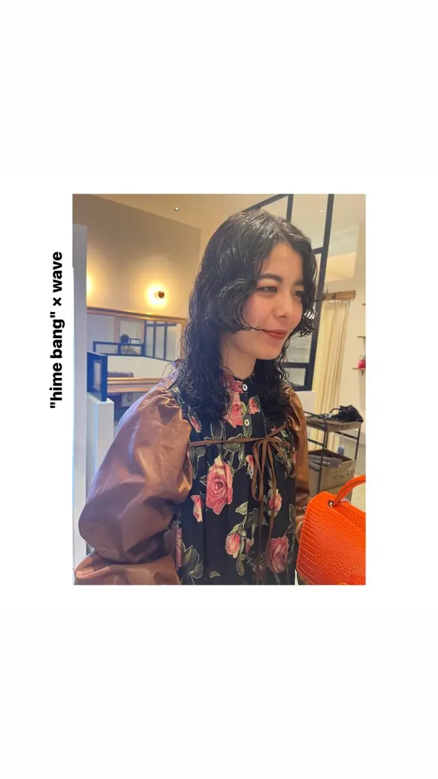 ミディアム カラー パーマ ヘアアレンジ メンズ キッズ ネイル マツエク・マツパ アイブロウ 姫カット カット パーマ トリートメント hiro【沿線で叶う 似合わせhair】のヘアスタイル