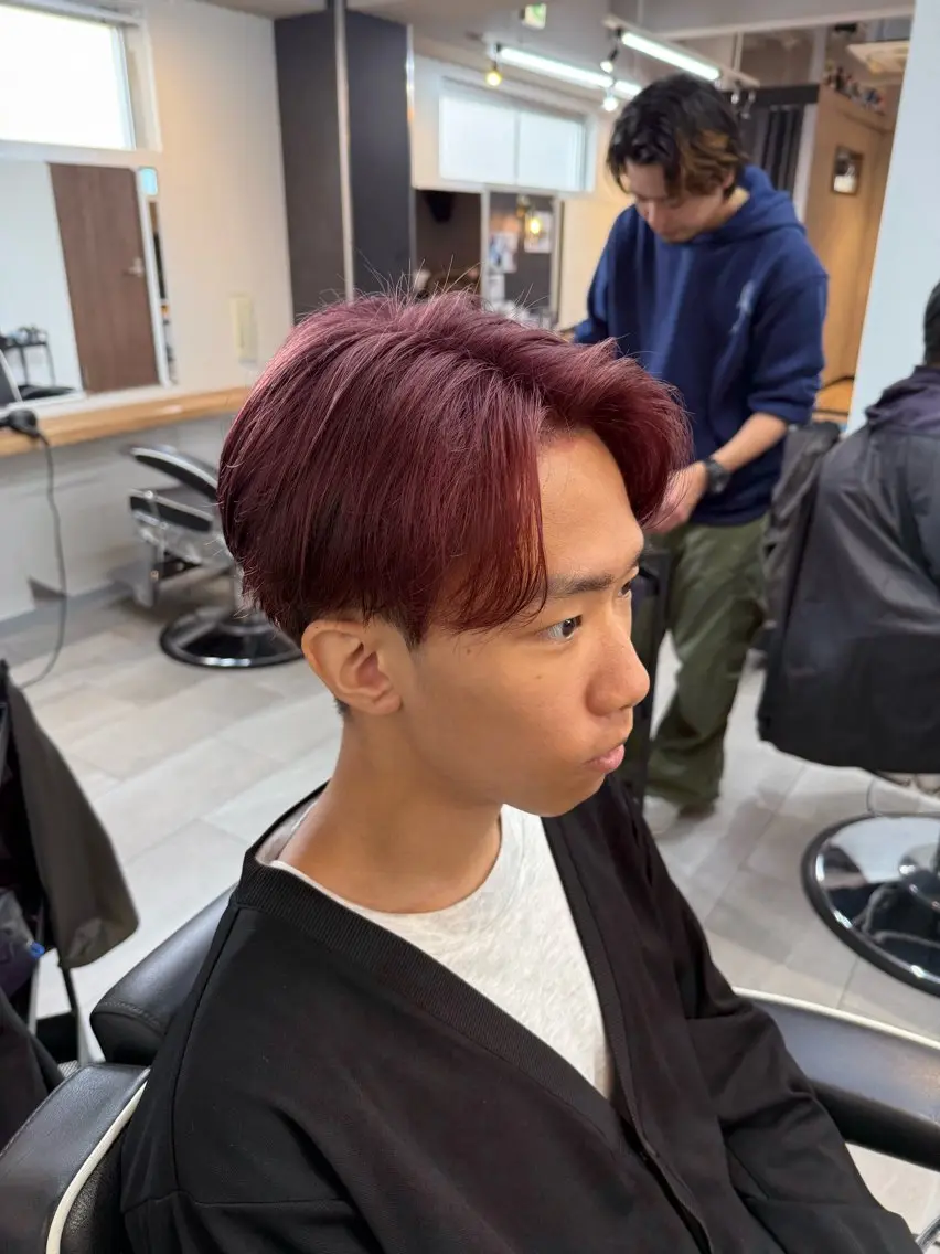 カラー メンズ カット ヘアカラー 直毛改善特化美容師/ 大森雄貴のヘアスタイル