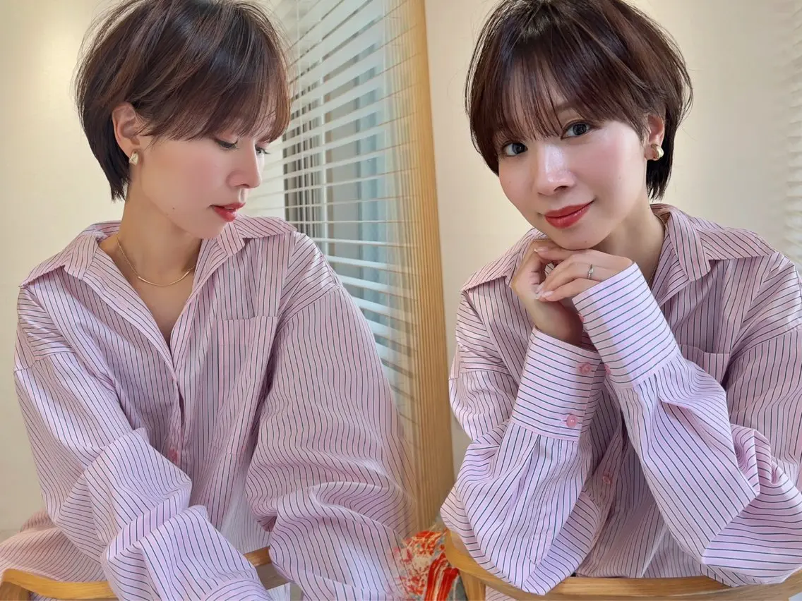 ショート 大宮/ボブ/レイヤー misuzu🎀🤍のヘアスタイル