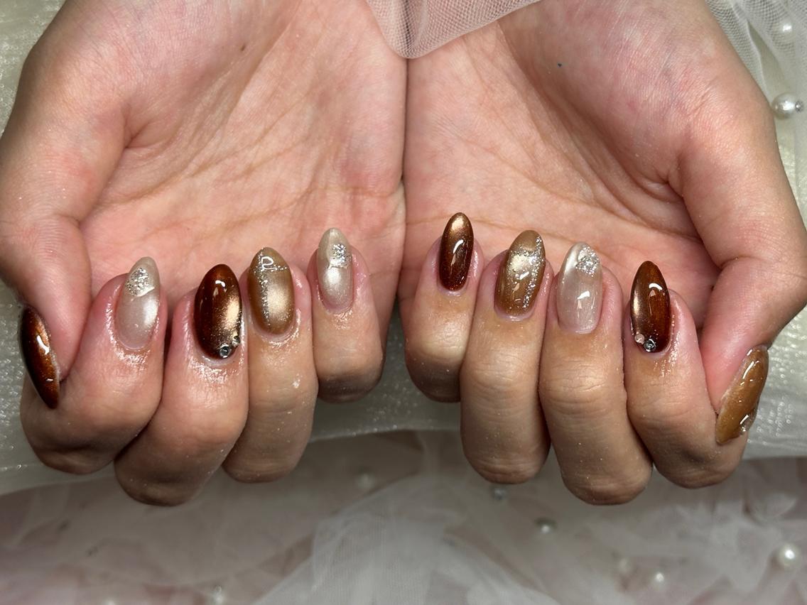 ネイル 渋谷T&B りお ロング無制限中💫のネイルデザイン