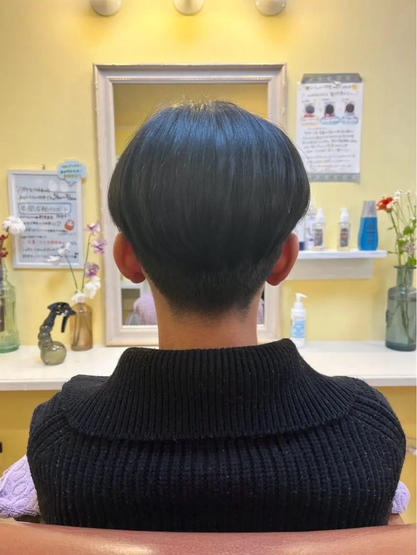 ショート メンズ MoMO北三条駅 ꕤ︎︎·͜·さとうのヘアスタイル