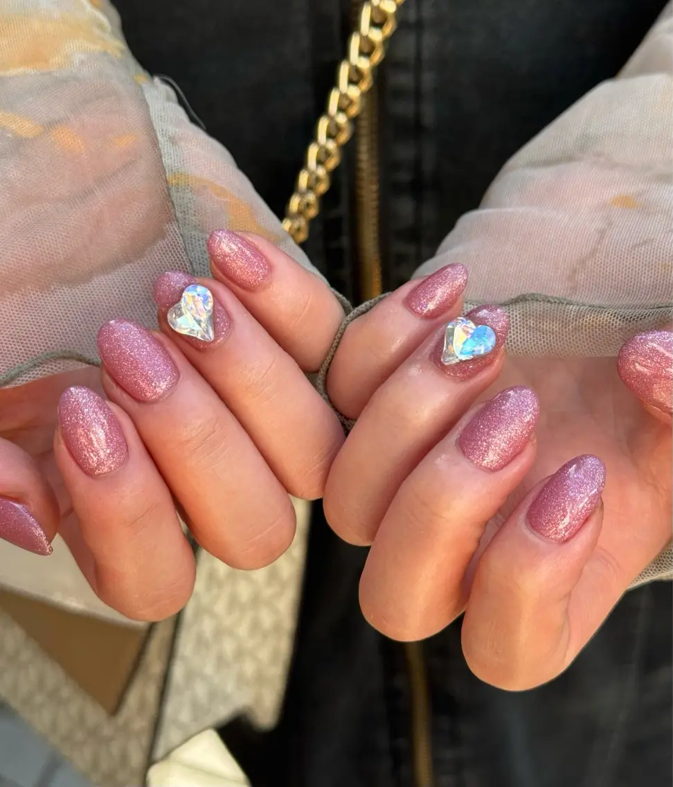 ネイル ハート ハンドネイル Blé nailのネイルデザイン