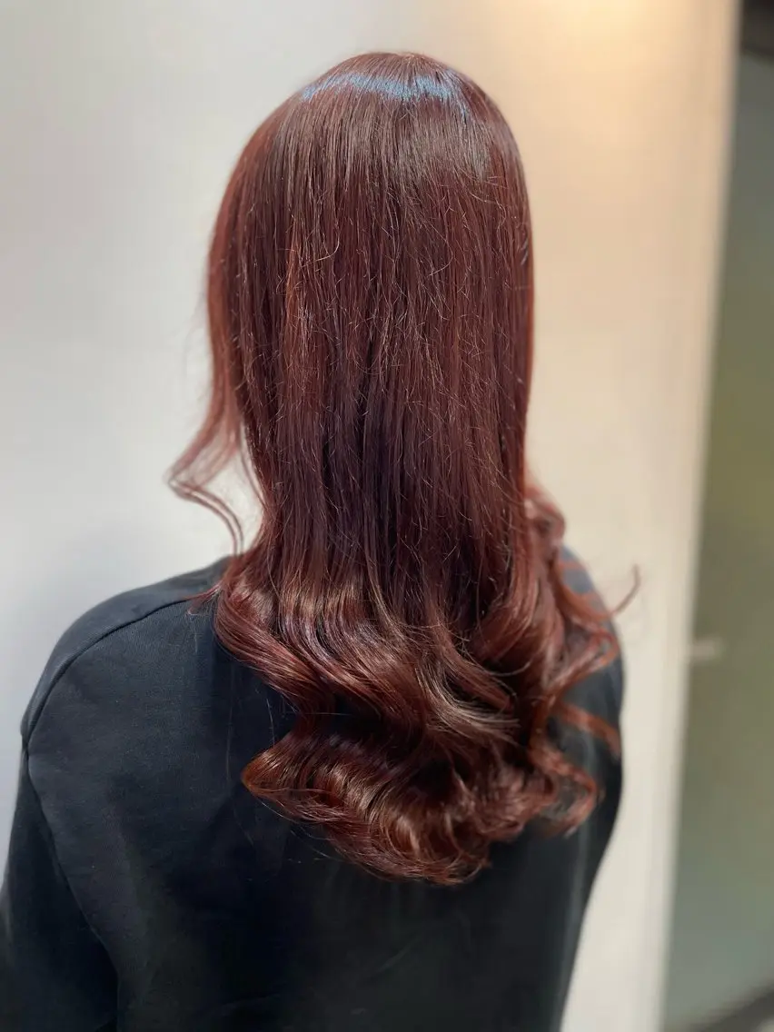 セミロング カラー ブラウンカラー 柊 ルキのヘアスタイル