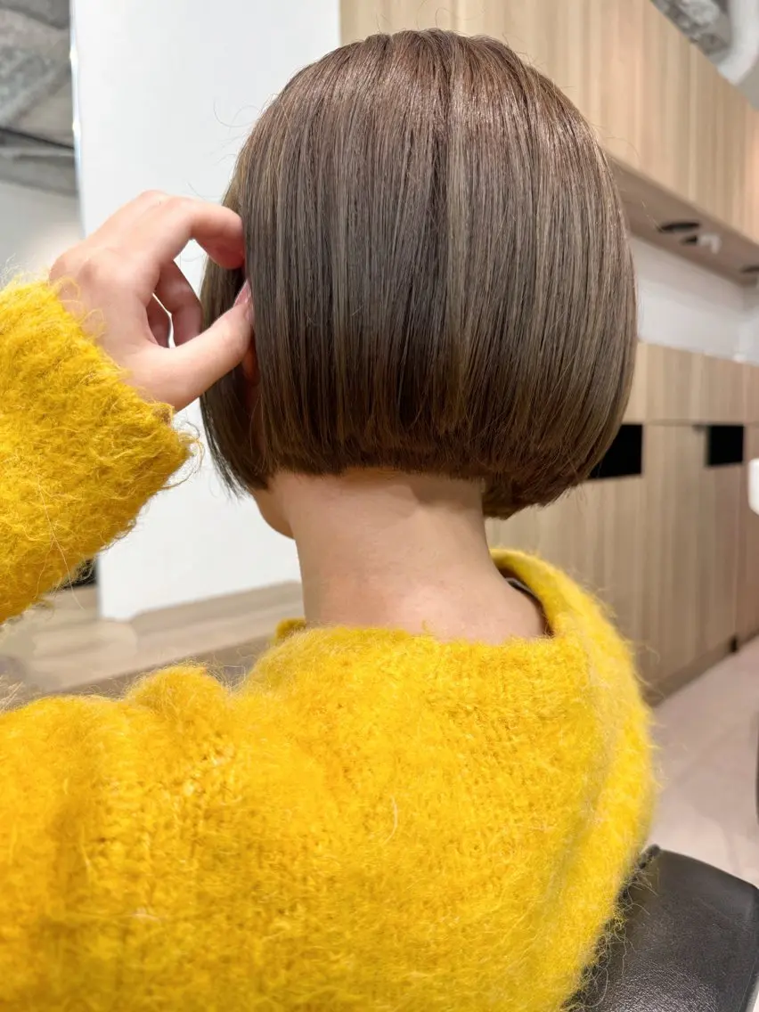 ショート ボブ レイヤーボブ/ボブ 仲川和人のヘアスタイル