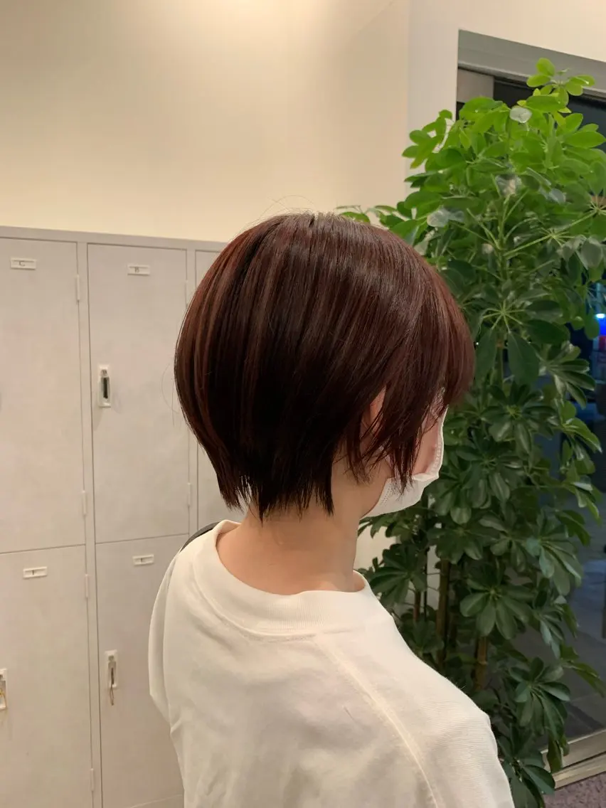 ショート ショートヘア 福島 怜奈のヘアスタイル