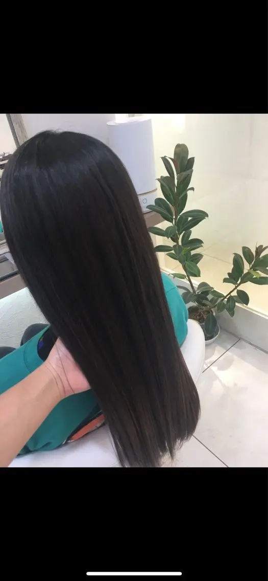 ロング カラー 縮毛矯正/髪質改善/ 艶髪ササキナツミのヘアスタイル