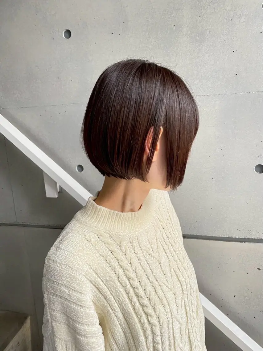 ショート 丸みショート ショートヘア カット ヘアカラー トリートメント Cadre新小岩🫧 栗原葵のヘアスタイル