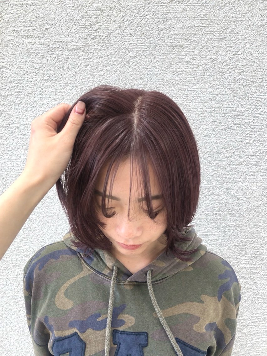 カラー ヘアカラー ハイトーン/デザイン /平塚/Aikaのヘアスタイル