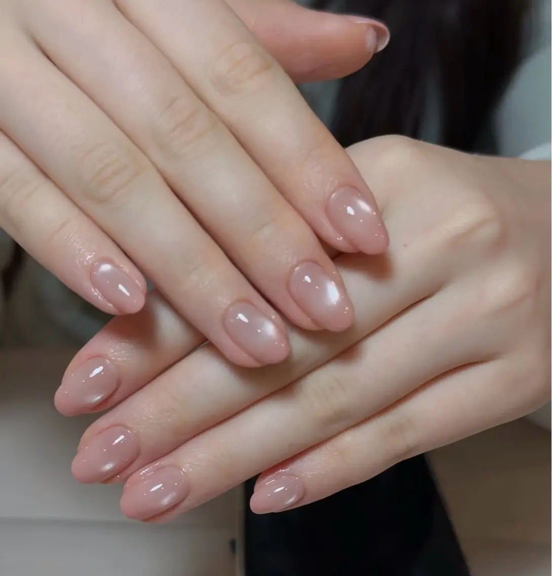 ネイル オーロラネイル 長さ出し フラッシュネイル フラワーネイル フットネイル ハンドネイル 🎀 Ruruのネイルデザイン