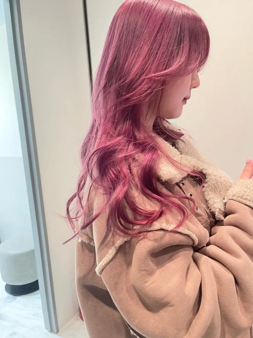 ロング カラー カット ヘアカラー トリートメント 〻ツヤハイトーン🩰 🤍HARUCAのヘアスタイル