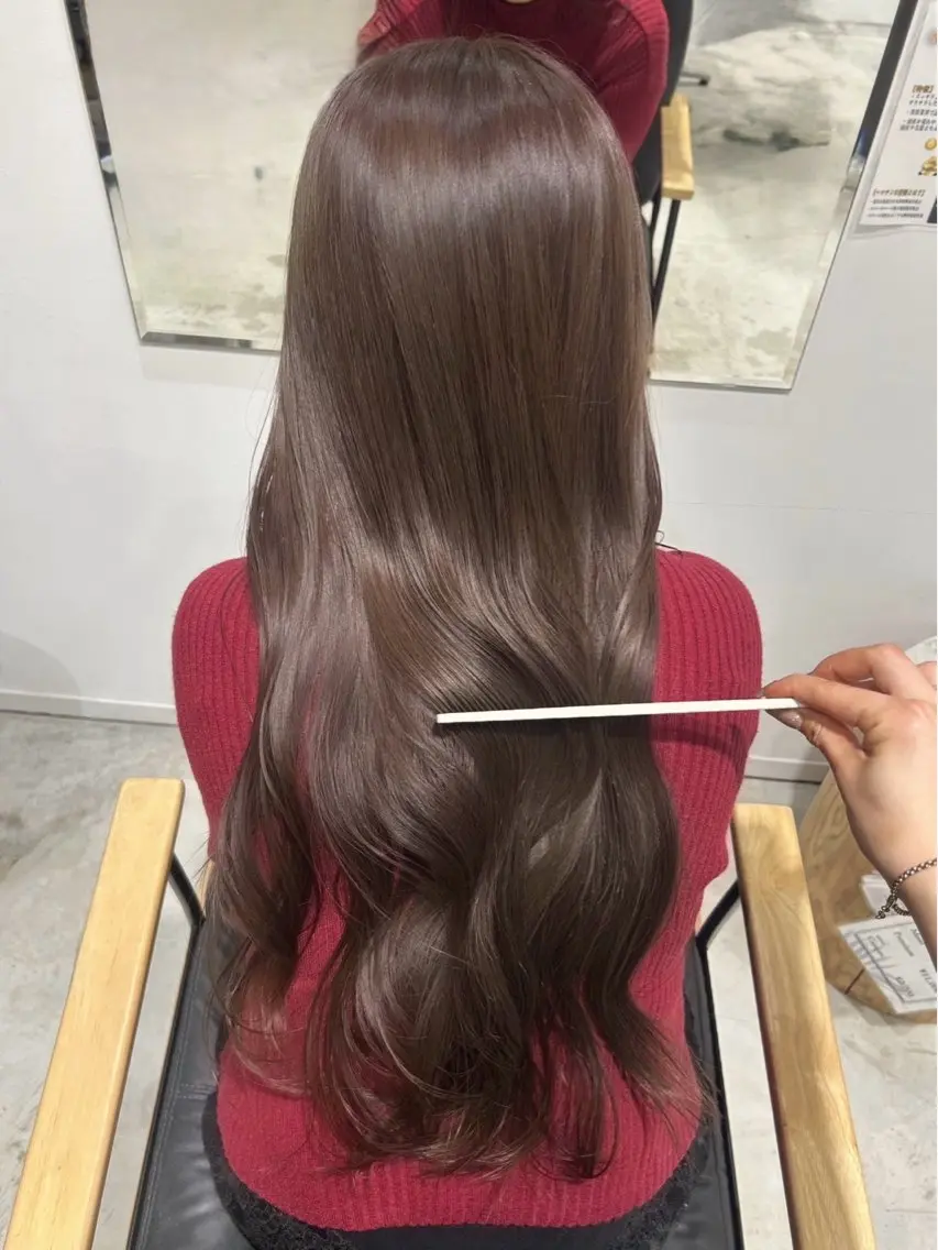 ロング カラー 木谷 彩音のヘアスタイル