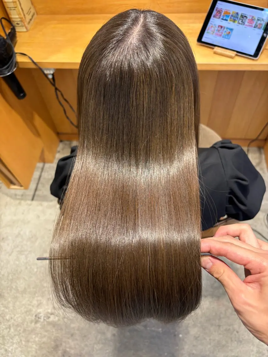 ロング カット ヘアカラー トリートメント 【Amphi Tokyo】宮原のヘアスタイル