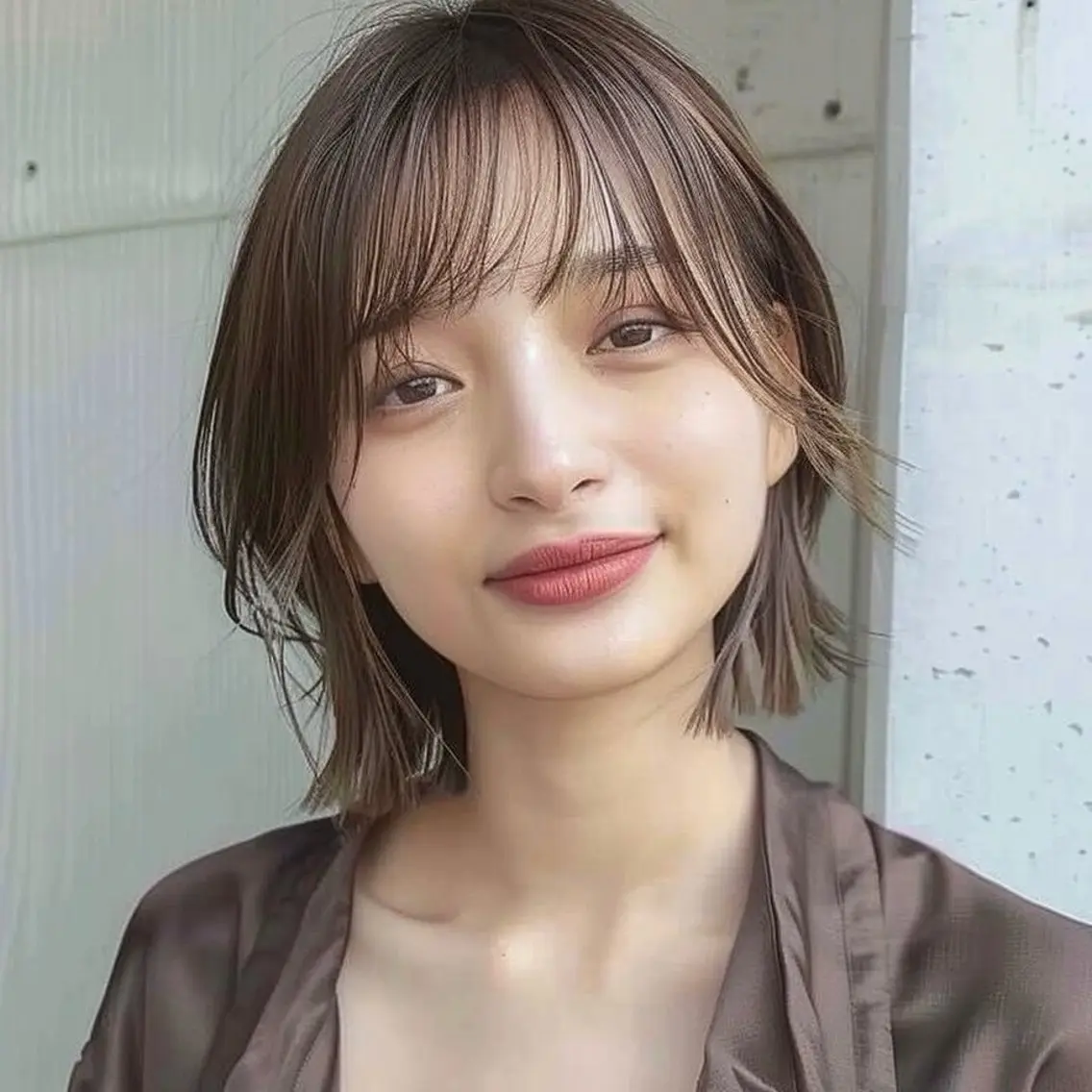 ショート カラー 岡田 佳子のヘアスタイル