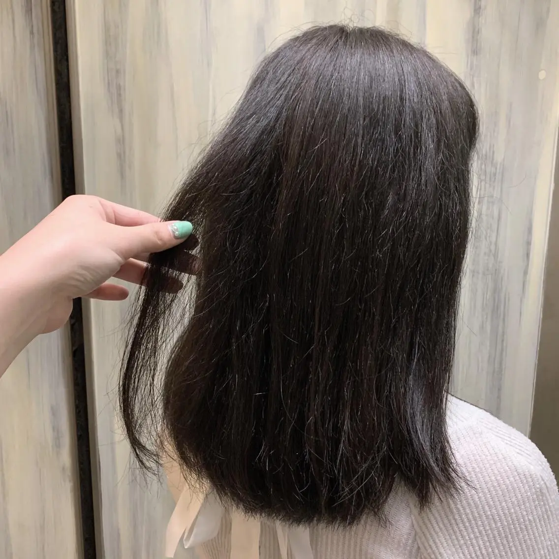 セミロング カラー ヘアカラー トリートメント ALLEN hair /まなのヘアスタイル