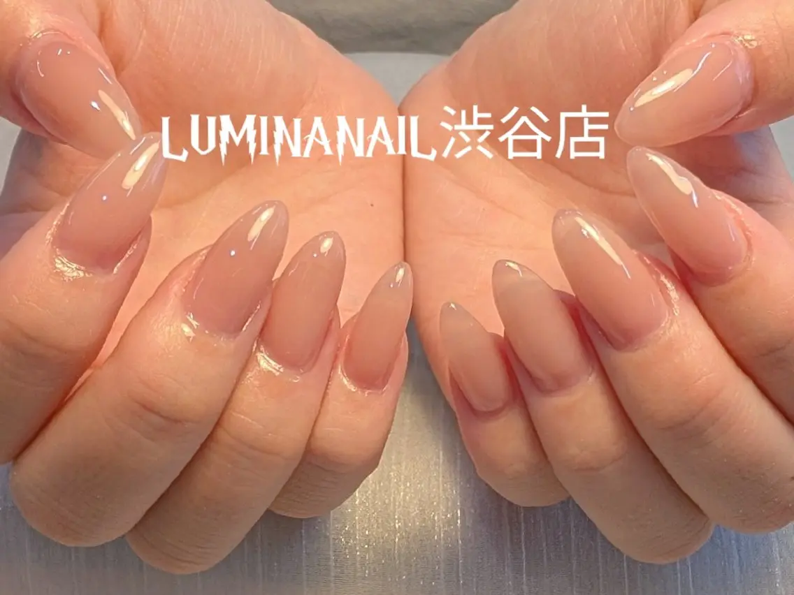ネイル 長さ出し ネイルチップ LUMINA NAIL渋谷店のネイルデザイン