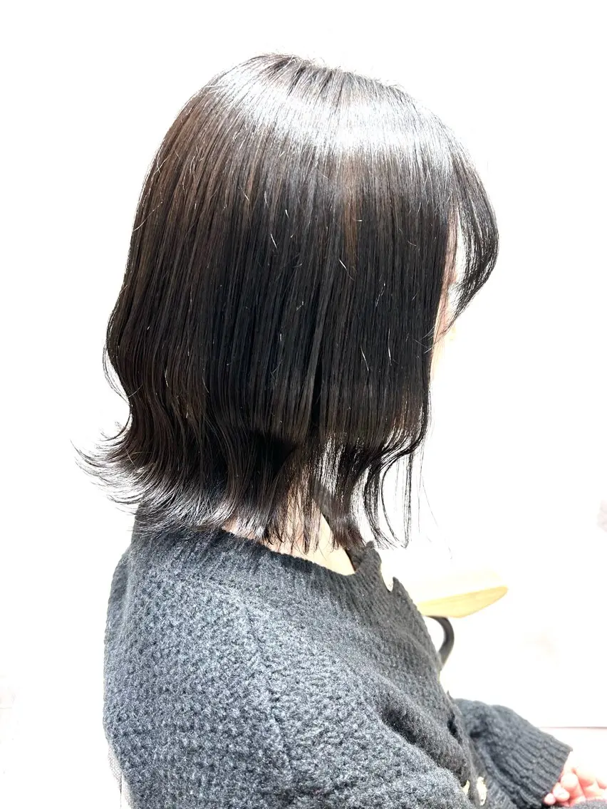 ミディアム カラー 似合わせボブ🫧 丸みショート藤本のヘアスタイル