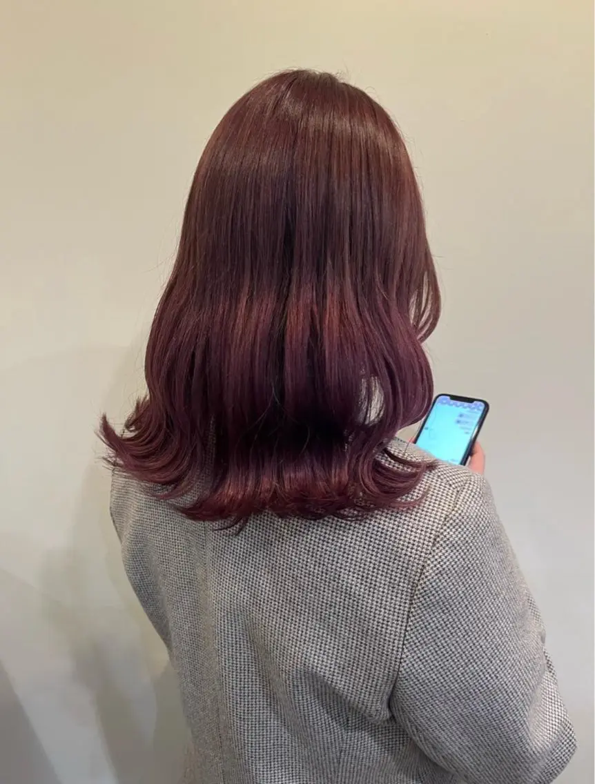 ブリーチなしWcolor＋美潤トリートメント☘️の写真