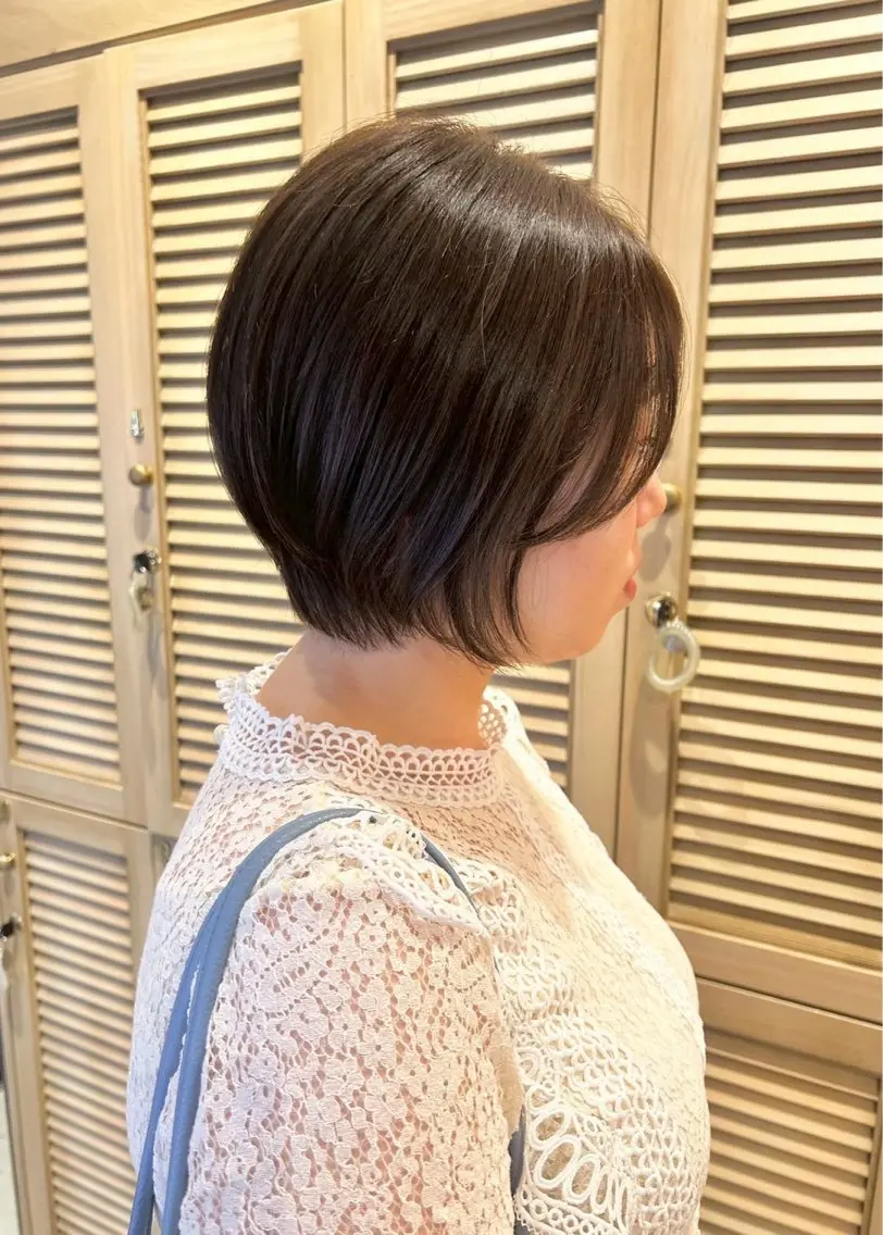 ショート カラー ヘアアレンジ サナ / elto四条烏丸のヘアスタイル