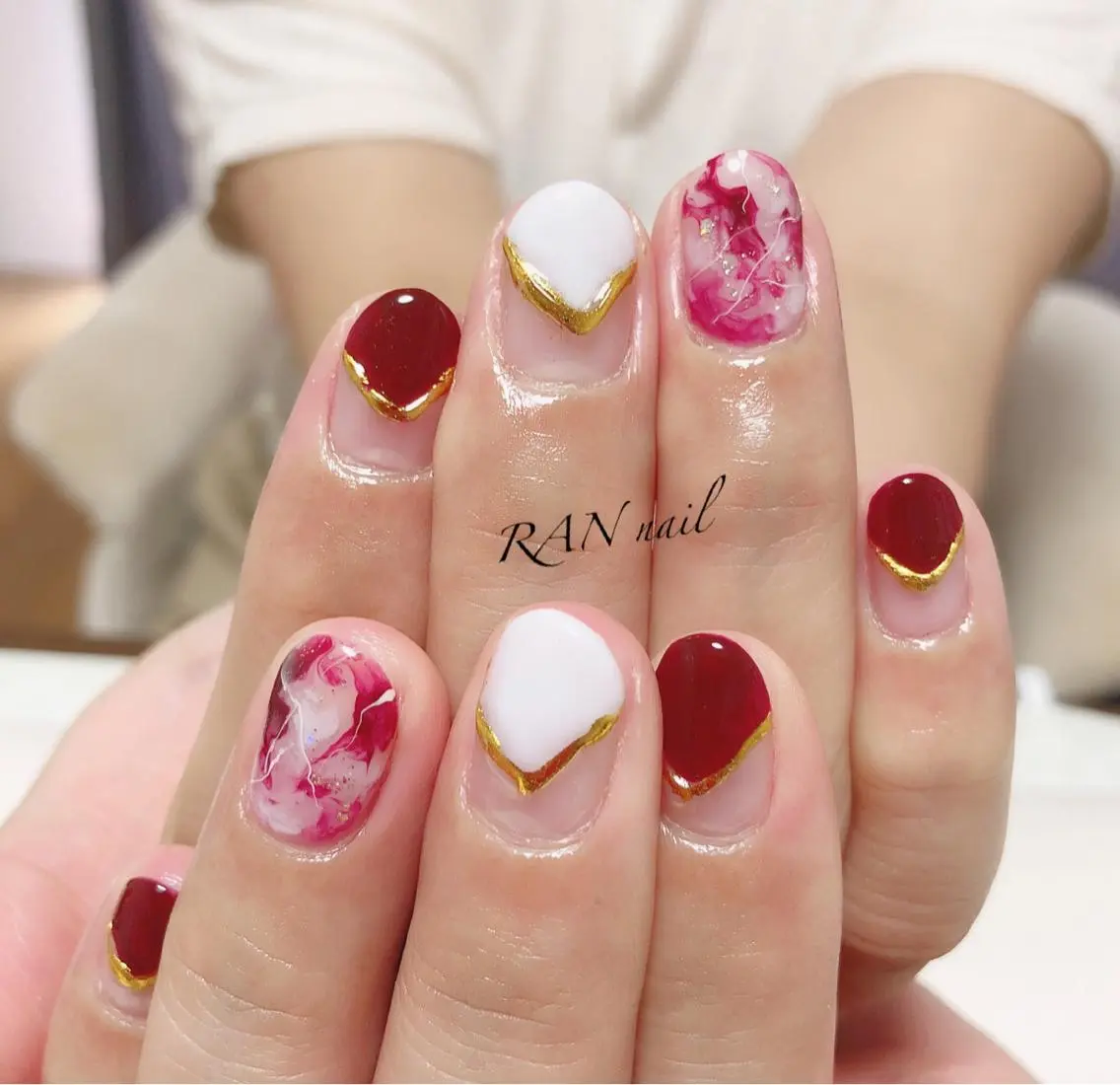 ネイル フットネイル ハンドネイル フットネイル RAN nailのネイルデザイン