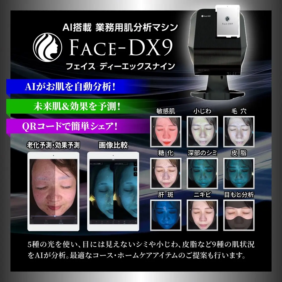 【無料】最新AI肌診断☆カウンセリング！あなたの肌悩みは？今必要なお手入れが分かりますの写真