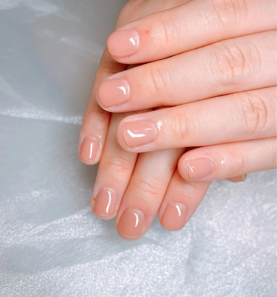 ネイル ワンカラーネイル シンプルネイル ハンドネイル GAL_NAIL Miraiのネイルデザイン
