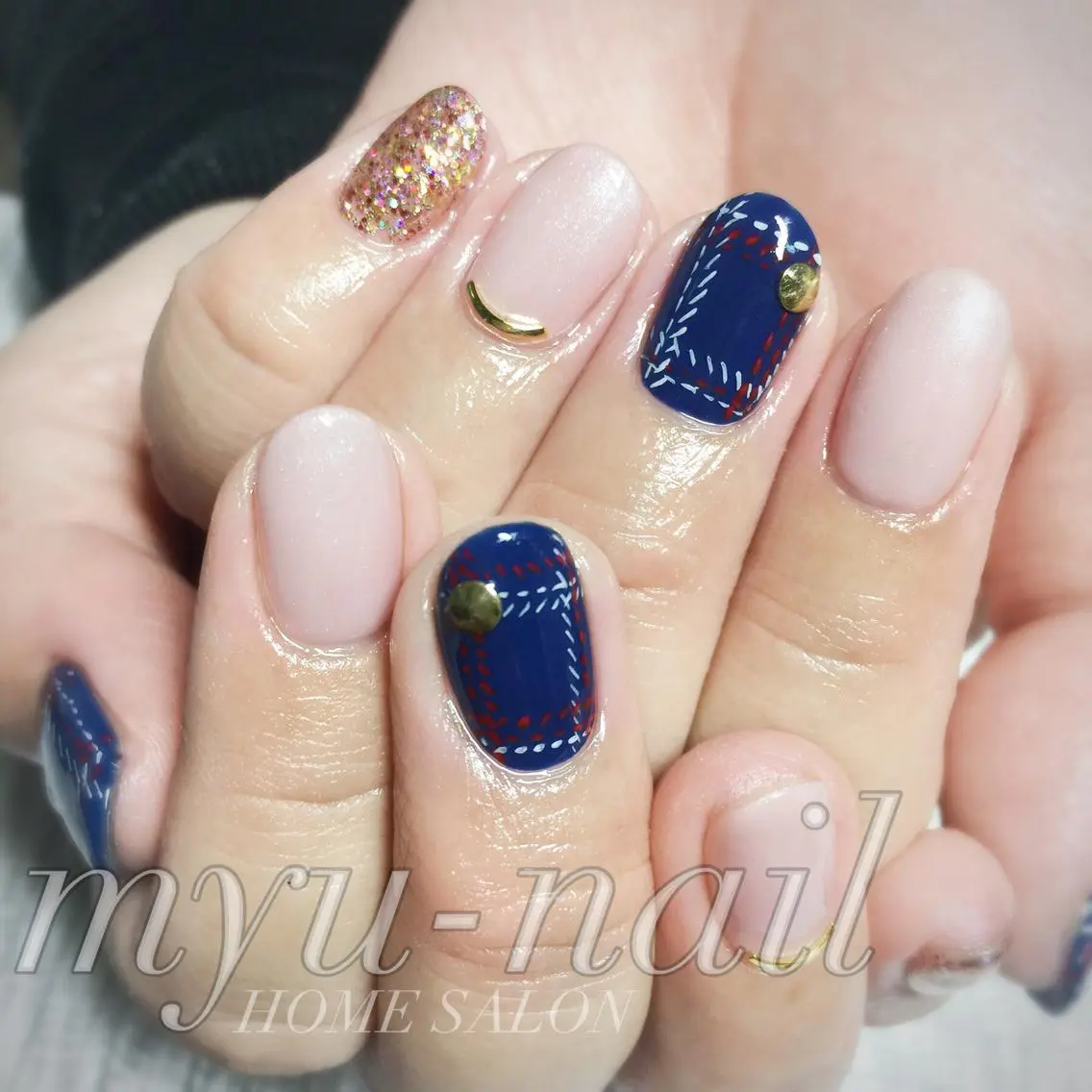 ネイル ハンドネイル ホームサロン myu-nailのネイルデザイン