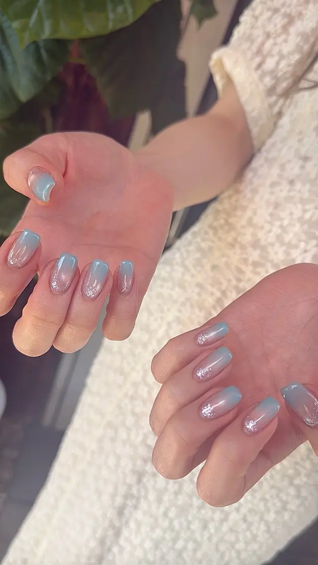 ネイル フラッシュネイル フラッシュマグ フットネイル フレンチネイル 韓国ネイル ハンドネイル SAKU nail 作島茜のネイルデザイン