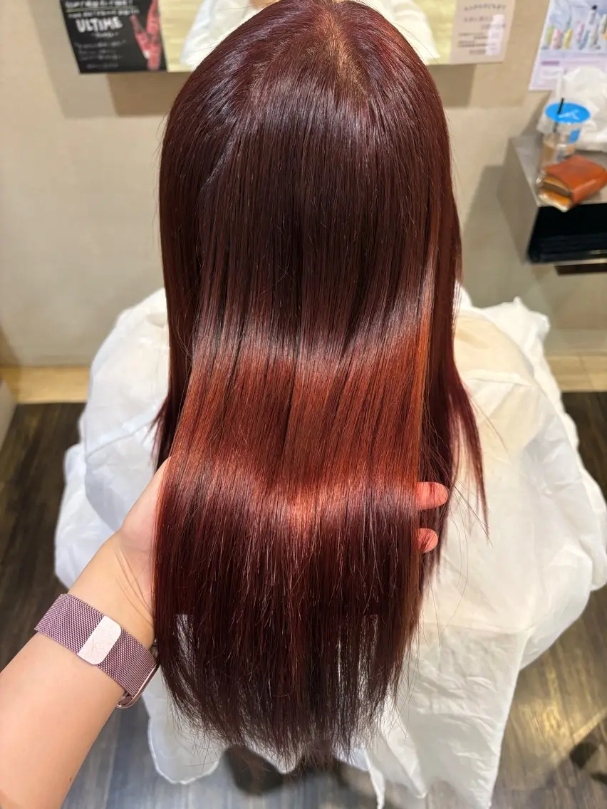 ロング 鈴木 心花のヘアスタイル