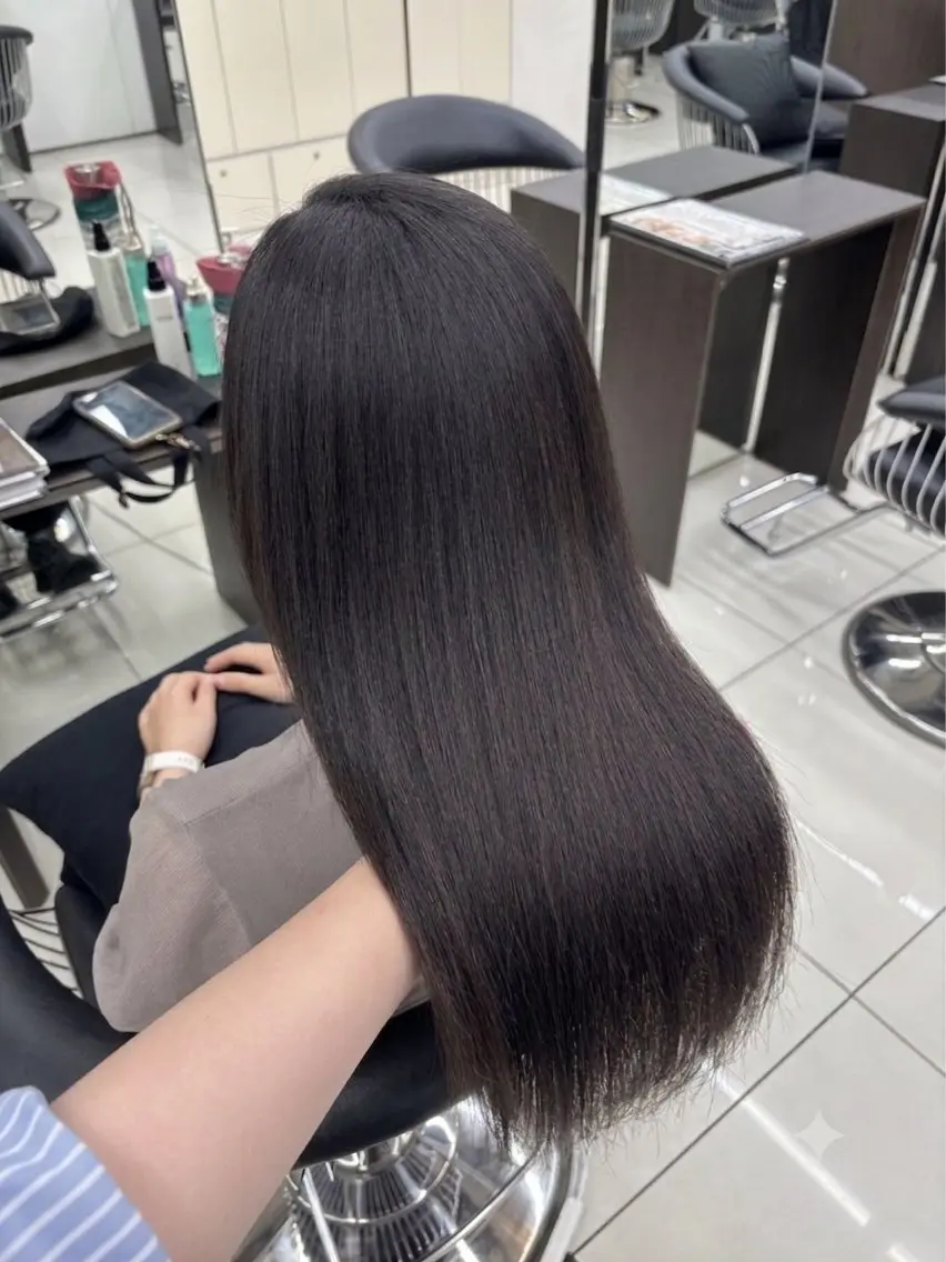 ロング トリートメント ヘッドスパ 髪質改善カラー✨ るな🕊🫧のヘアスタイル