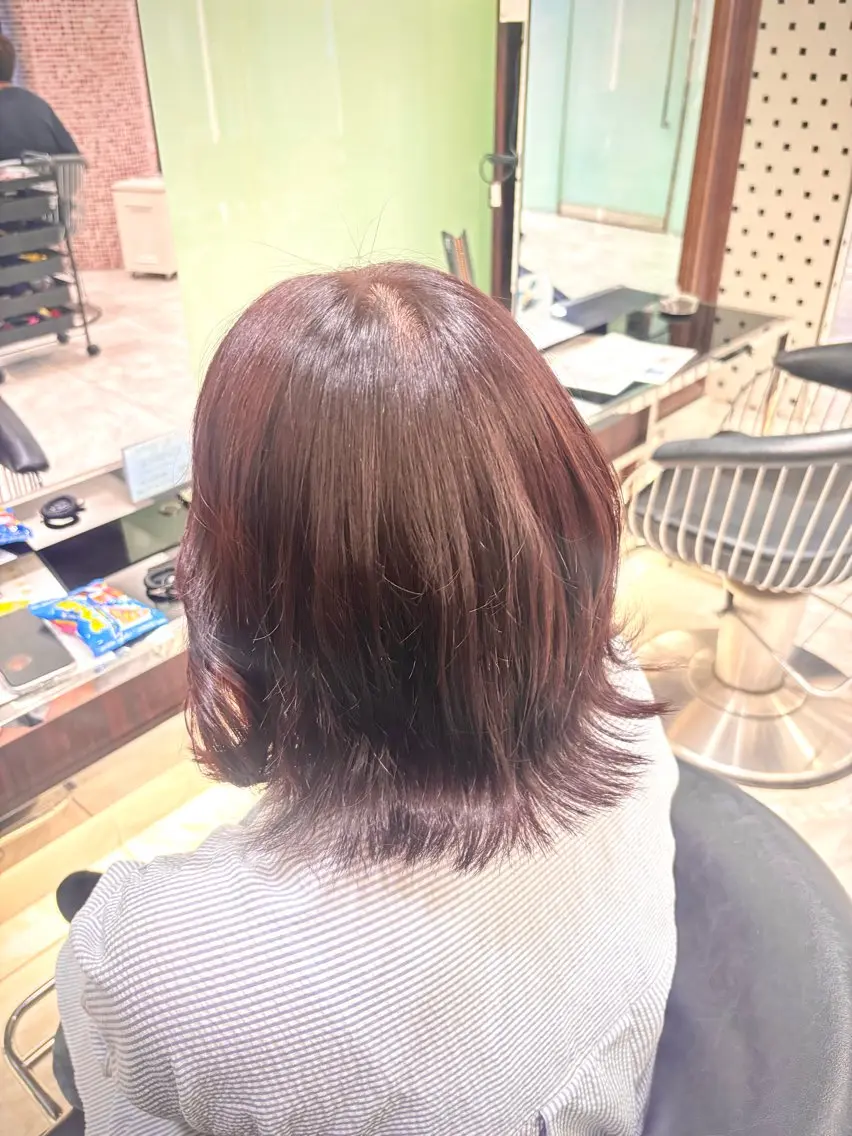 カラー ブラウンカラー ピンクカラー 銀座🌿ヘア アレンジ🌿さやかのヘアスタイル