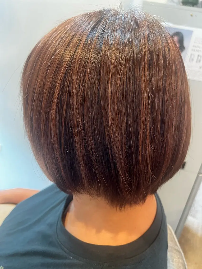 ショート 縮毛矯正 トリートメント イシカワ 南柏/髪質改善のヘアスタイル