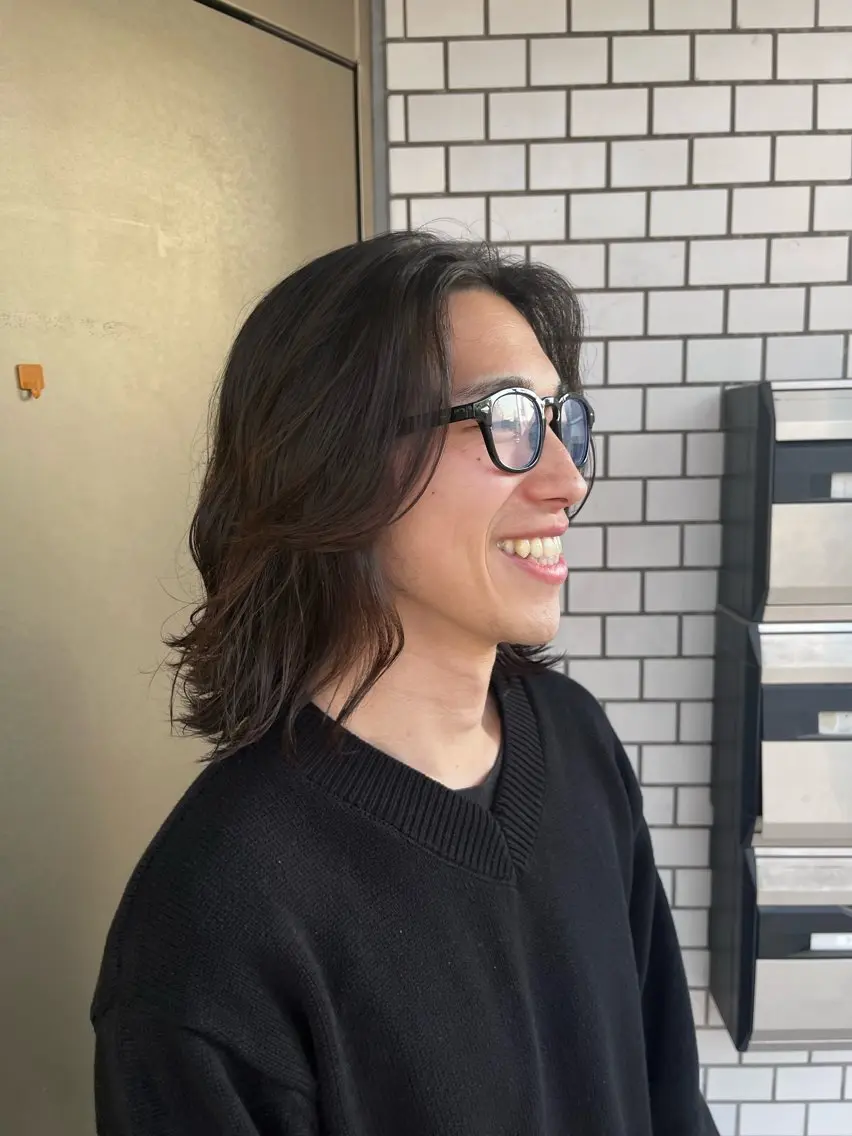 ロング メンズ 産休の為お休みです! 小島凜のヘアスタイル