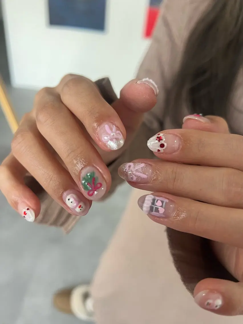 ネイル マットネイル ハンドネイル フットネイル butter flowerのネイルデザイン