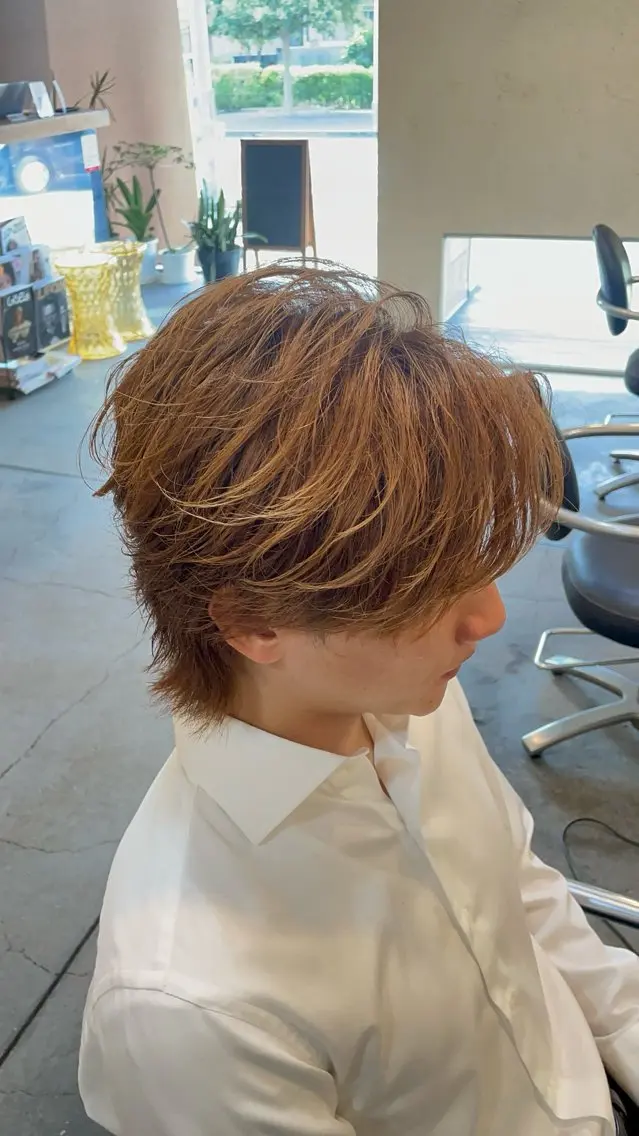 『🔥メンズ限定🔥』メンズカット+ワンカラー+髪質改善トリートメントの写真