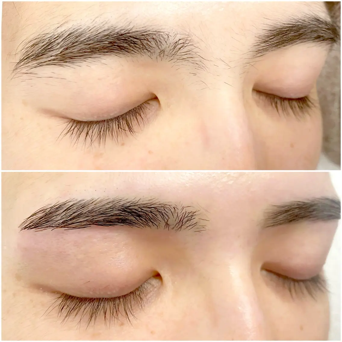 メンズ アイブロウ ワックス脱毛 眉カット Reve. 本厚木のマツエク・マツパデザイン