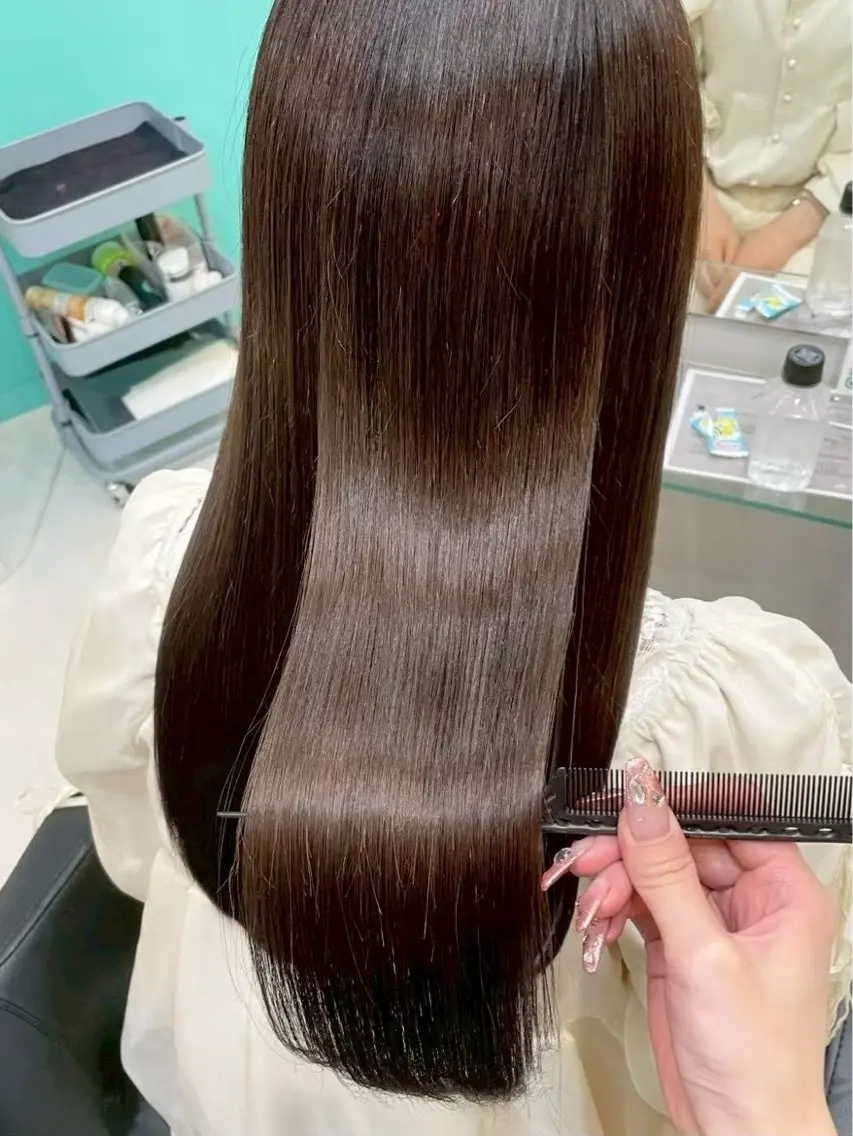 ロング トリートメント 池袋西口🐰かな ヘアアレンジのヘアスタイル