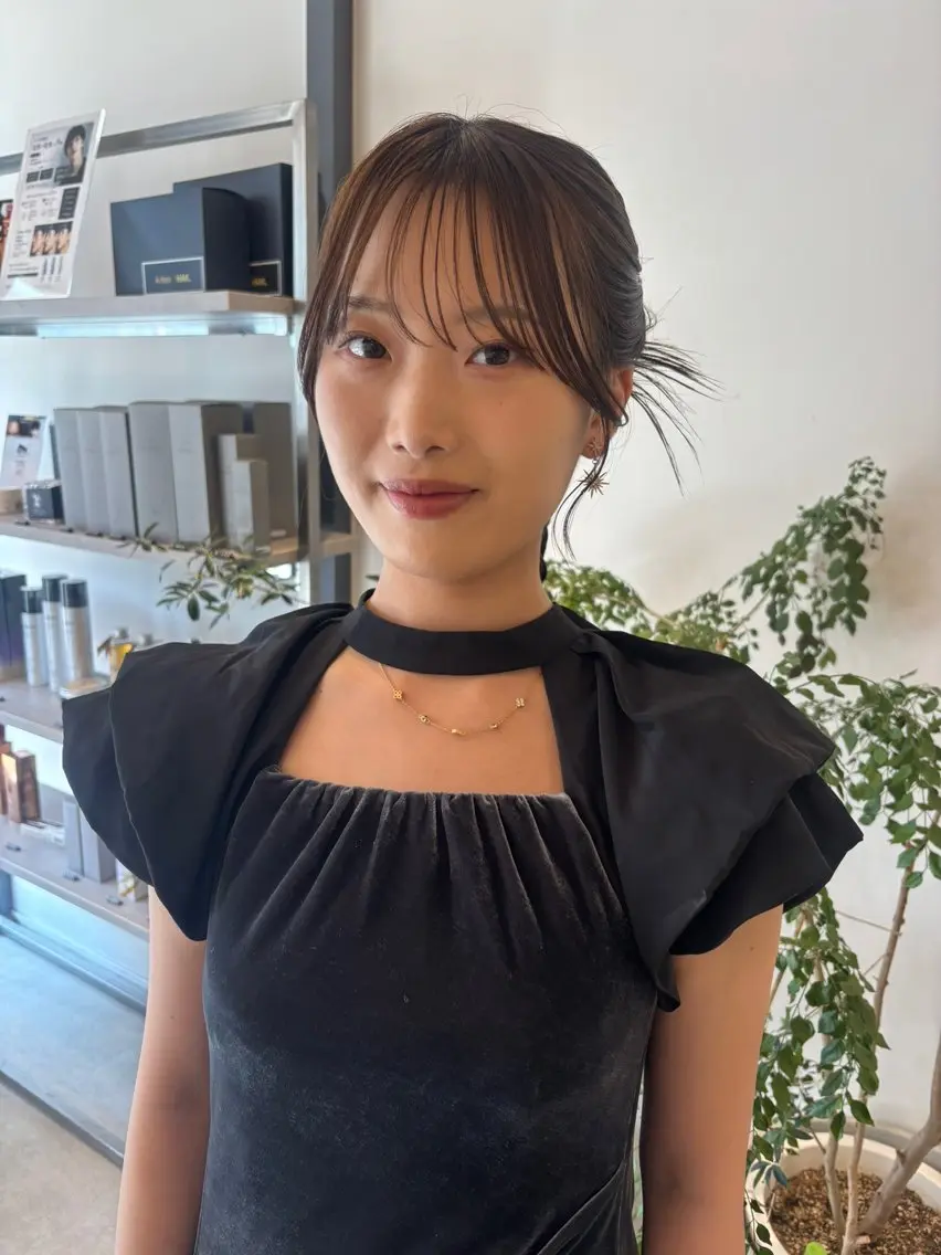 ロング カラー ヘアアレンジ ヘアセット 透明感カラー/ レイヤーkotonoのヘアスタイル