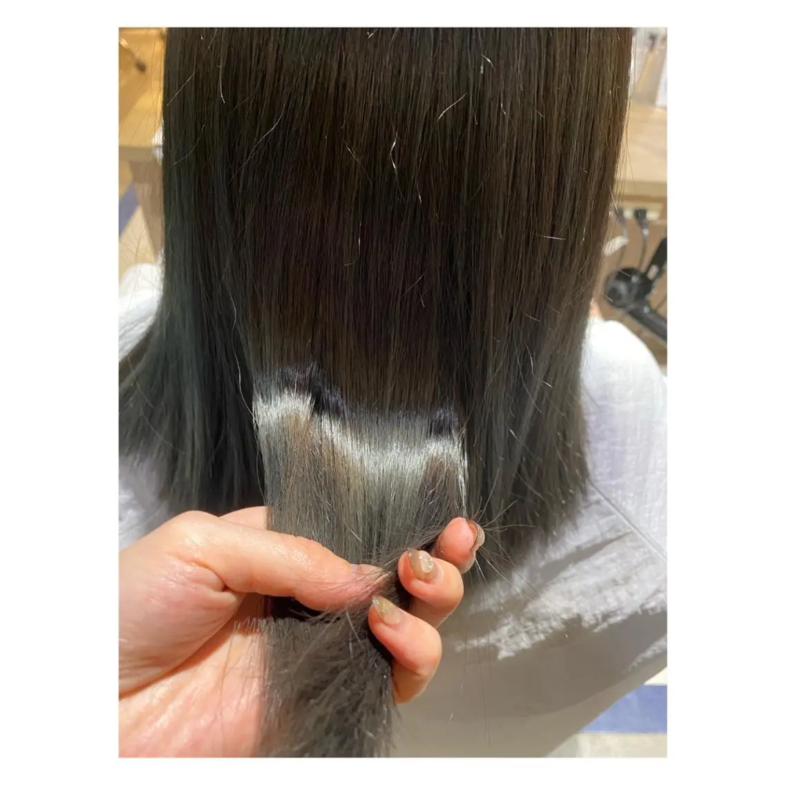 カラー 🩵盛れる顔周りヘア EMI🩵のヘアスタイル