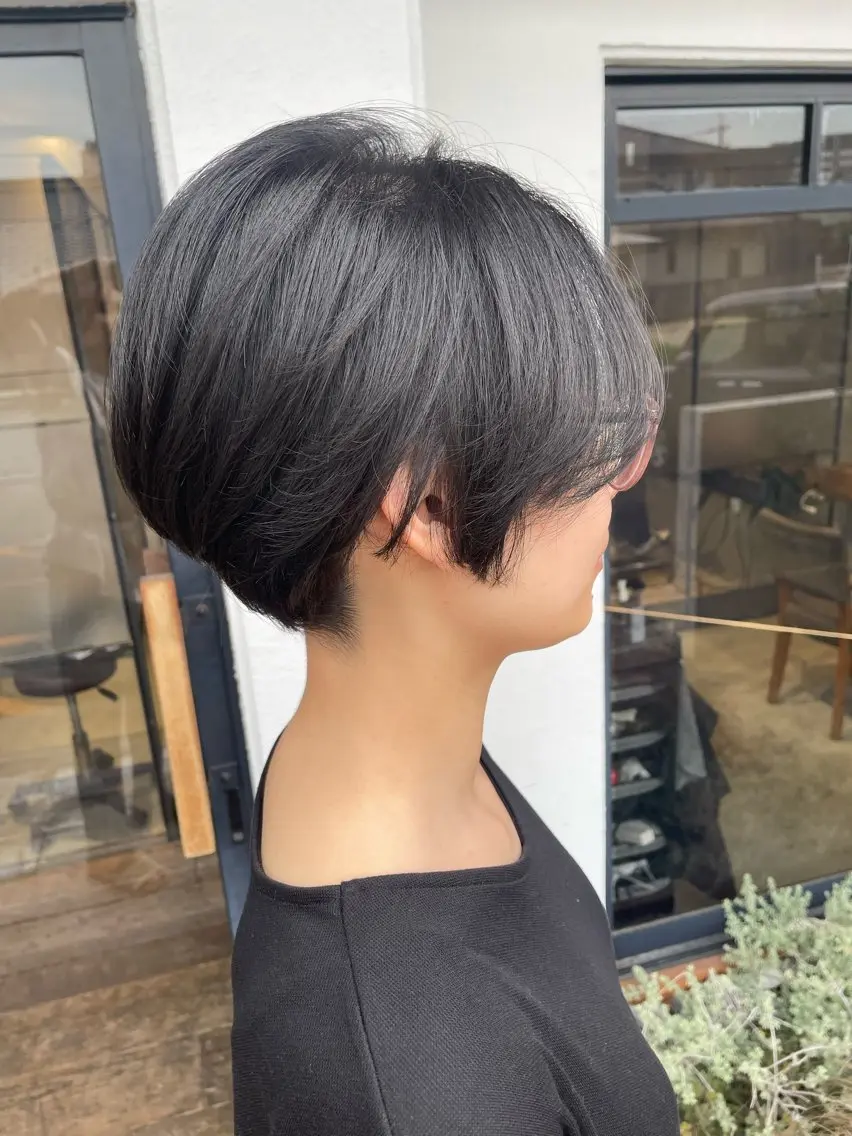ショート ショートヘア カット ヘアカラー トリートメント 鈴木 かすみのヘアスタイル