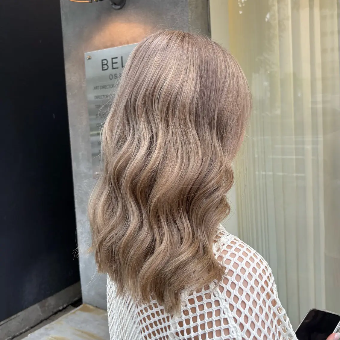 ミディアム カラー ヘアカラー BELO OSAKA マオのヘアスタイル