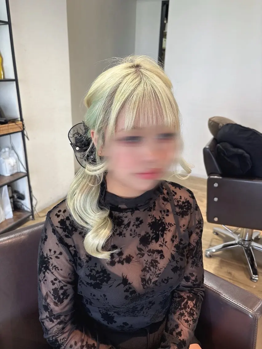ロング ヘアセット 川畑 心子のヘアスタイル