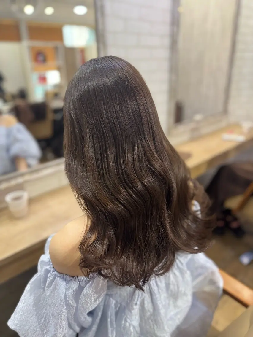 ミディアム ヘアカラー RAMU 🎀のヘアスタイル