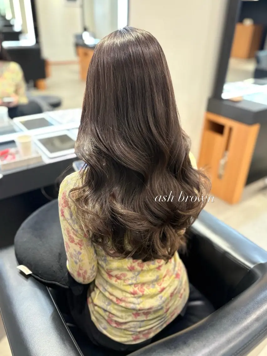 セミロング 髪質改善 似合わせカット 髪質改善・水素カラー ARIA（ému）のヘアスタイル