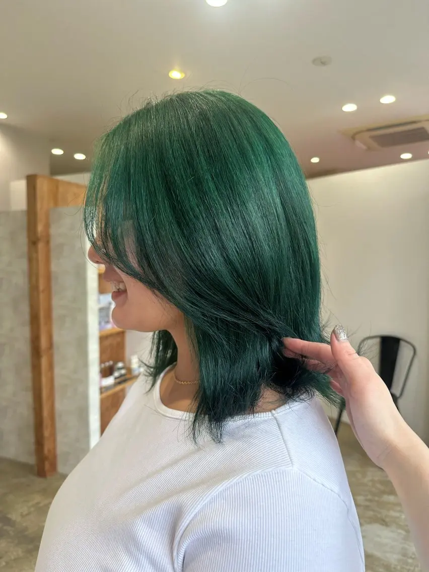 ミディアム カラー ヘアカラー 2do Yu-kiのヘアスタイル