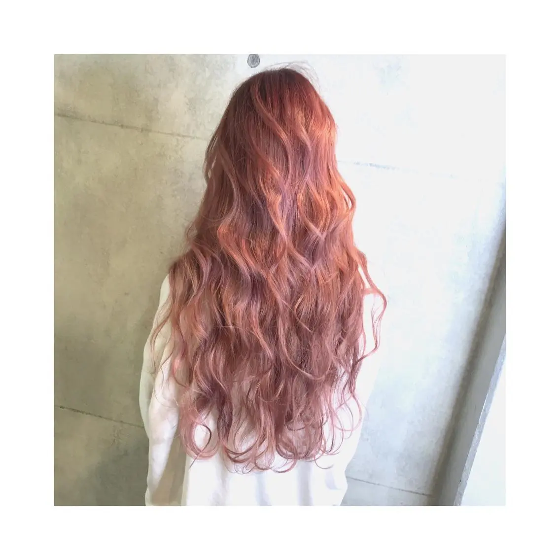 ロング カラー カット 及川シゲル 髪質改善講師のヘアスタイル