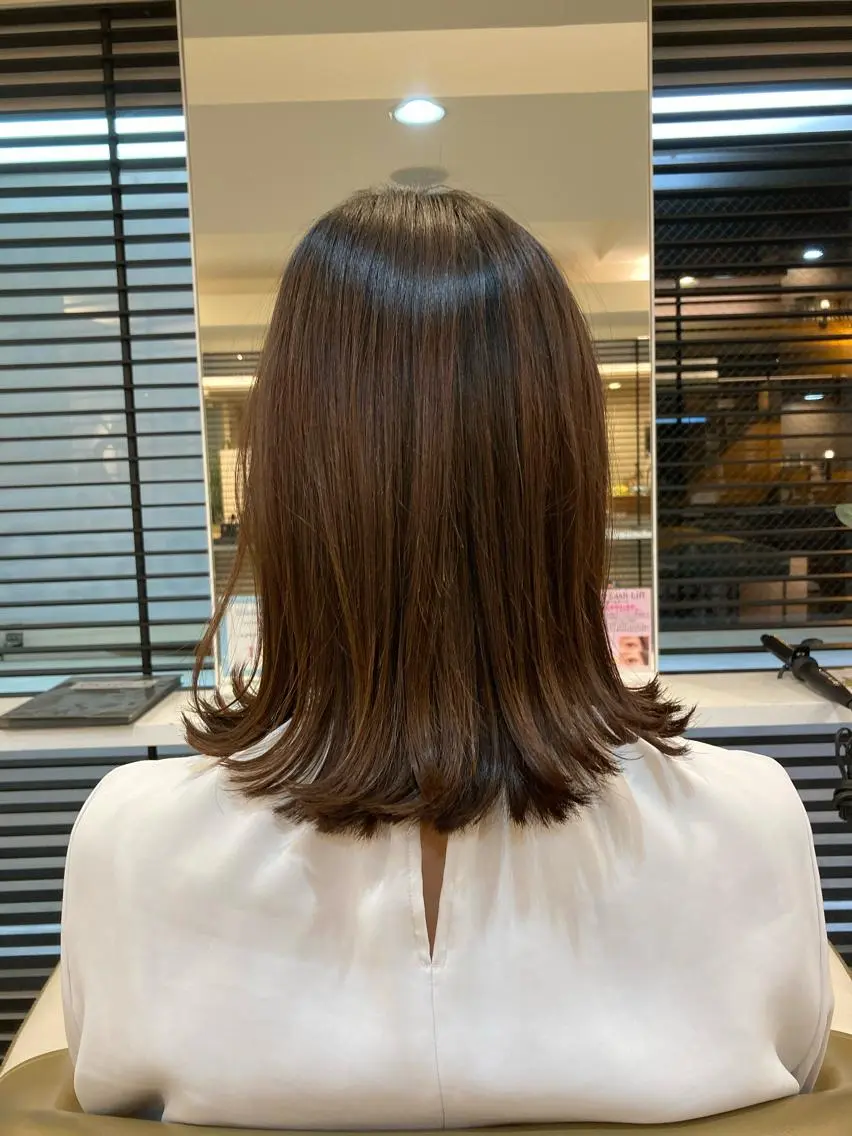 美髪カット+オージュア炭酸シャンプー+リファUFB 炭酸シャンプーで頭皮もスッキリ🌟の写真