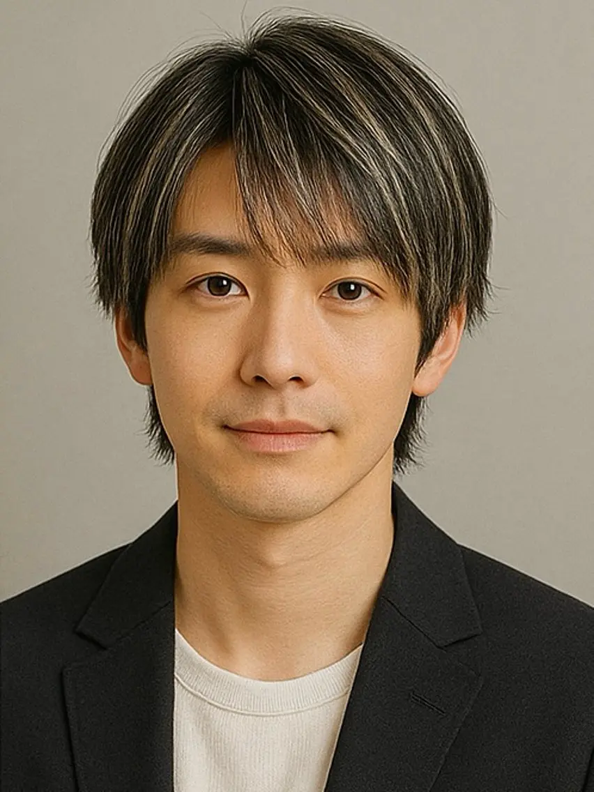 ショート カラー ハイライトカラー ハイライト メンズ特化美容師 カラー専門ぺーターのヘアスタイル
